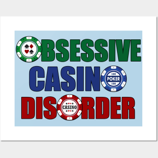 Funny Obsessive Casino Disorder Posters and Art